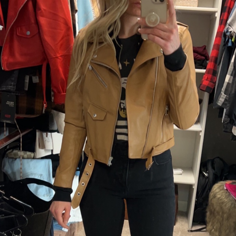 Boutique Brown Leather Jacket
